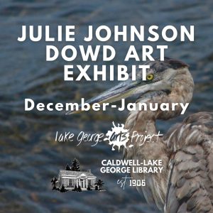 Julie Johnson Dowd Photo Exhibit in the Art Corner @ Caldwell-Lake George Library