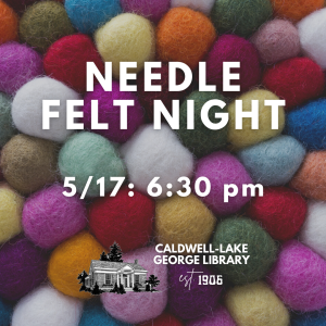 Needle Felting @ Caldwell Lake George