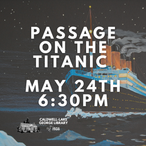 Passage On The Titanic: A Victorian Lady Presentation